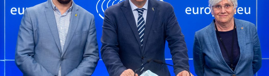 © European Union 2021 - Source: EP, Photo by Jan VAN DE VEL, 03/06/2021 (EGCJ provisional ruling on the immunity of Carles PUIGDEMONT, Toni COMIN and Clara PONSATI.)