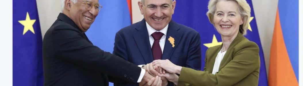 © European Council, 2026, photo by Alexandros MICHAILIDIS (EU-Armenia summit,
Joint press conference, 05.05.2026.)