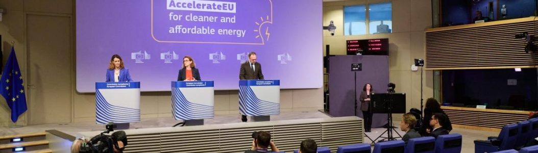 © European Commission, 2026, photo by Dati Bendo (Weekly meeting on AccelerateEU by Teresa Ribera, Executive Vice-President of the European Commission, and Dan Jørgensen, European Commissioner.)